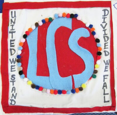 Leonard Carmichael Society Patches for Peace quilt block