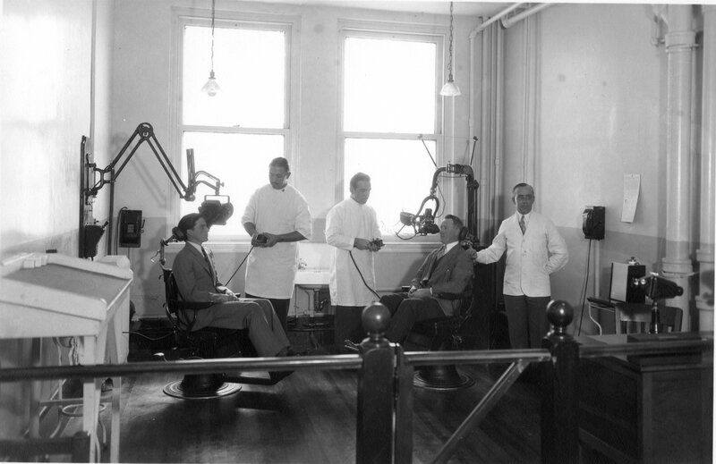 The X-Ray Room at the Dental School "Where shadows of your troubles are made," n.d.