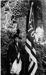 Eugene B. Bowen with '76 Flag, 1936