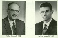 Dr. Attilio Canzanelli, M '26 and Carl J. Canzanelli, M '59