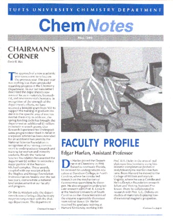 Chem Notes, Fall, 1993