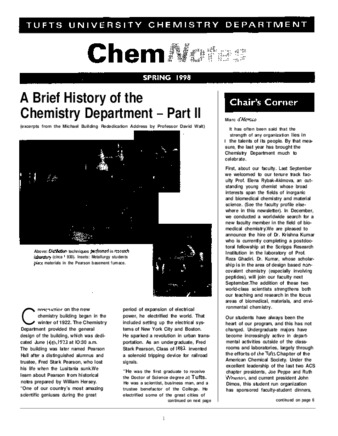 Chem Notes, Spring, 1998