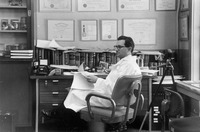 Dr. Gerald Shklar, Chairman of Department of Oral Pathology, 1960