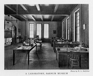Biology laboratory in Barnum Museum, 1894